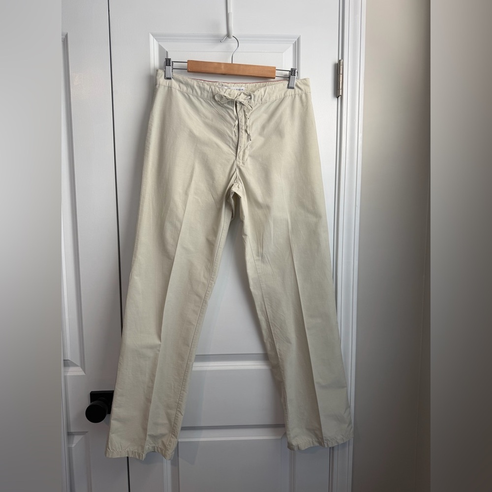 Vintage Y2K Tommy Hilfiger Tan Utility Cargo Pants in Size 6